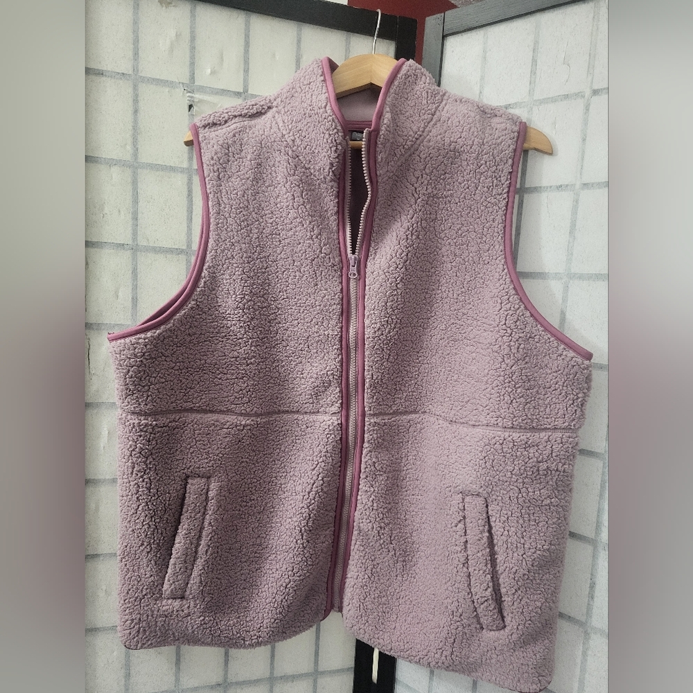 Fuzzy Pink Outer Vest